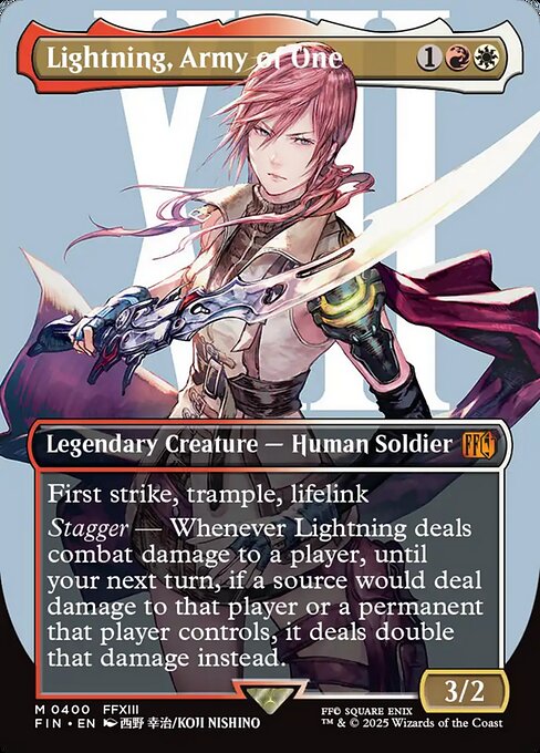 Lightning, Army of One 400