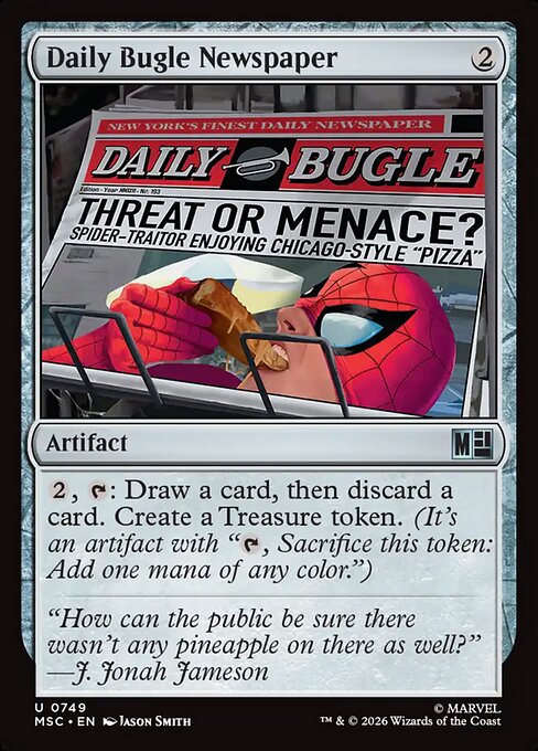 Daily Bugle Newspaper 749