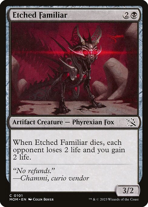 Etched Familiar 101