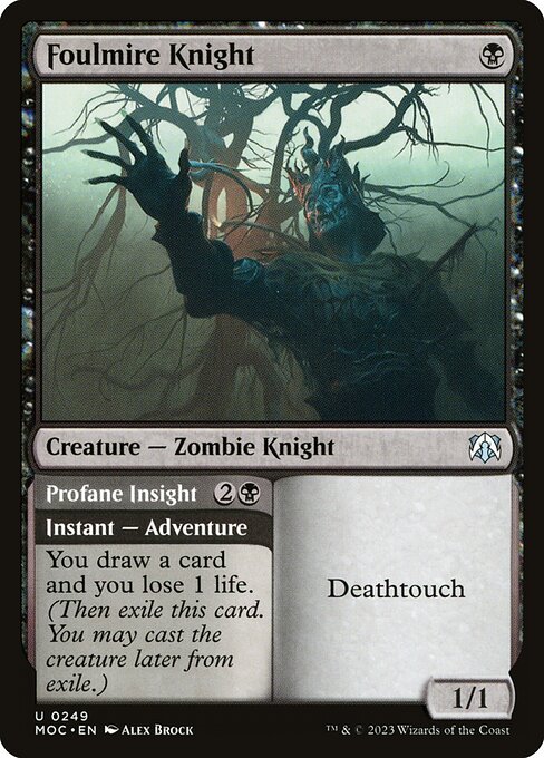Foulmire Knight // Profane Insight 249