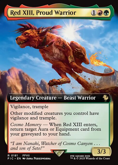 Red XIII, Proud Warrior 181