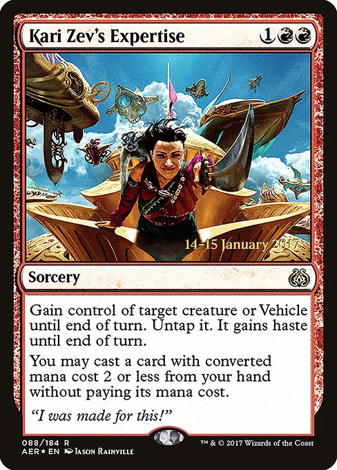 Kari Zev's Expertise 88s