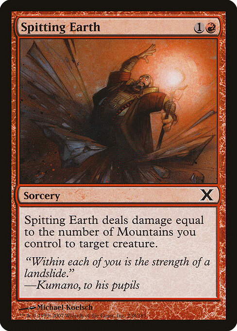 Spitting Earth 238