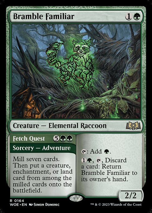 Bramble Familiar // Fetch Quest 164