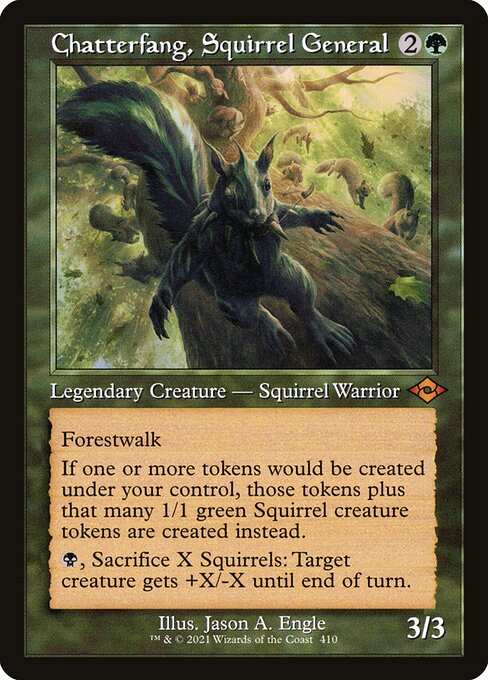 Chatterfang, Squirrel General 410