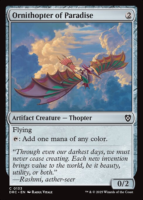 Ornithopter of Paradise 133