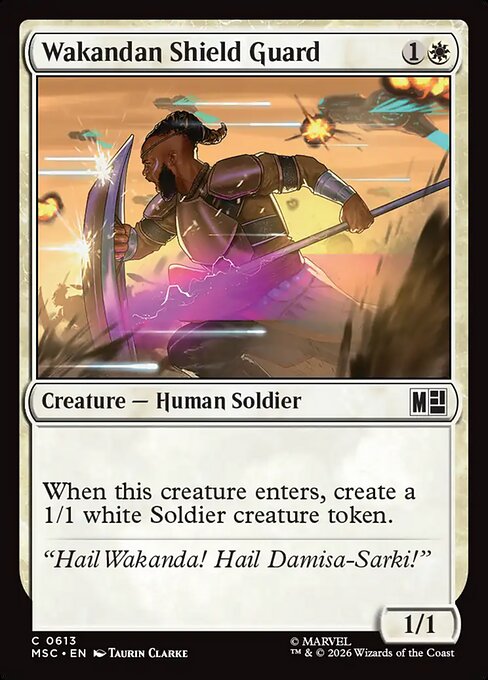 Wakandan Shield Guard 613