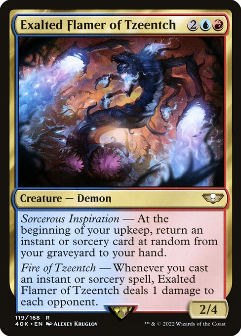 Exalted Flamer of Tzeentch 119