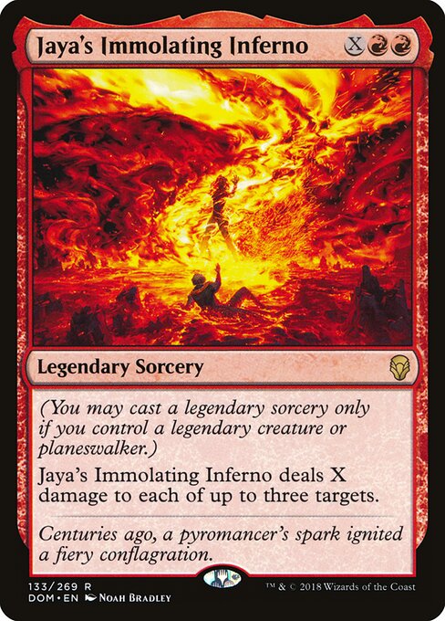 Jaya's Immolating Inferno 133