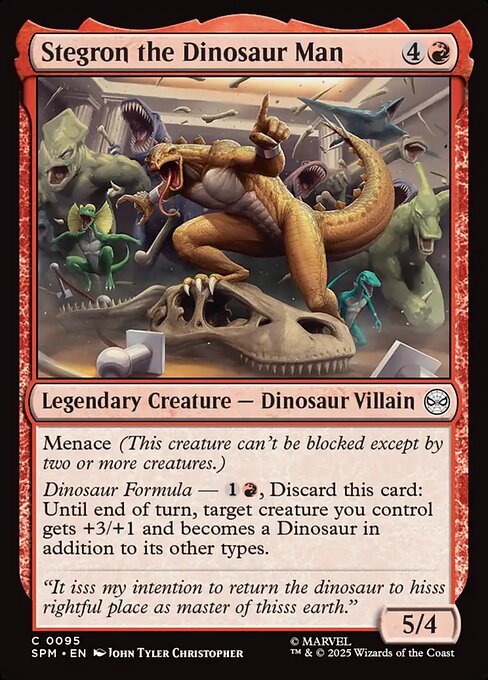 Stegron the Dinosaur Man 95