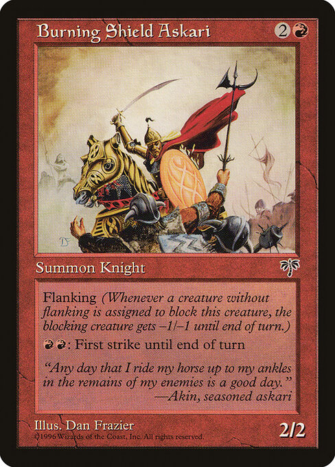 Burning Shield Askari 162