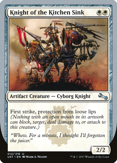 Knight of the Kitchen Sink 12c