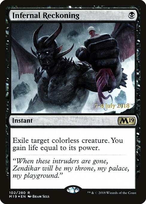 Infernal Reckoning 102s