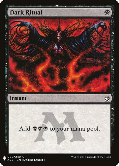 Dark Ritual A25-82
