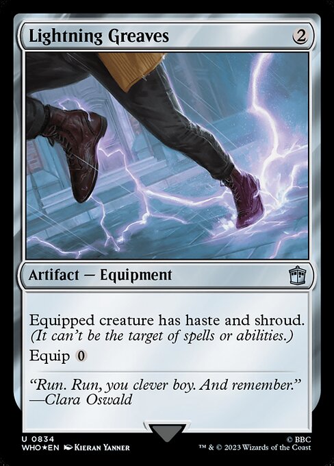 Lightning Greaves 834