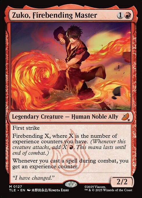 Zuko, Firebending Master 127