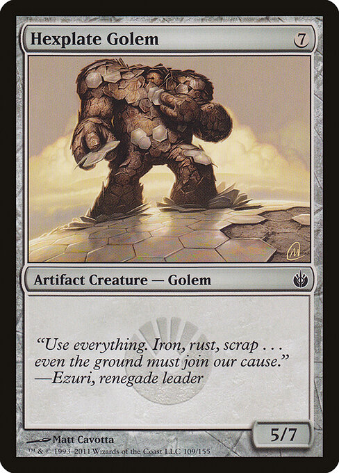 Hexplate Golem 109