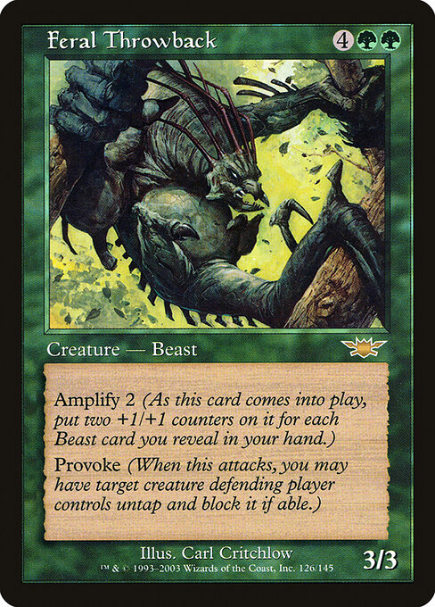 Feral Throwback 126