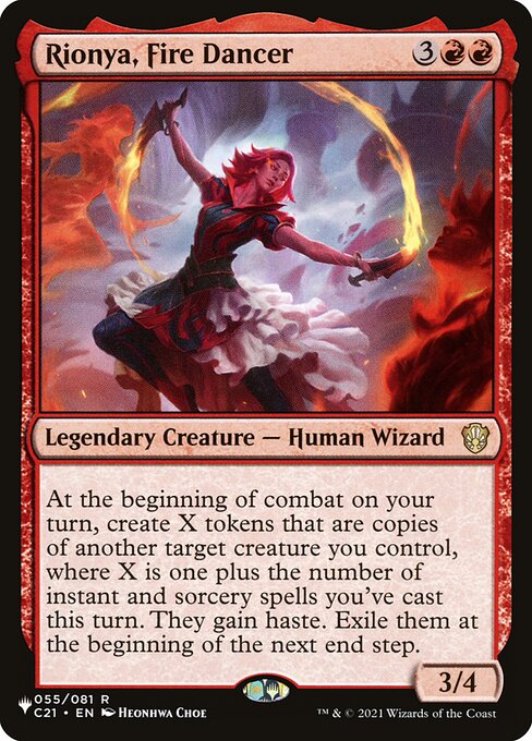 Rionya, Fire Dancer C21-55