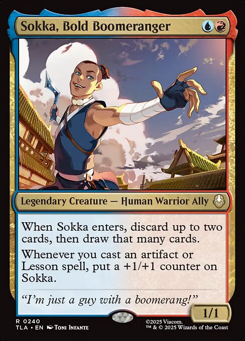 Sokka, Bold Boomeranger 240