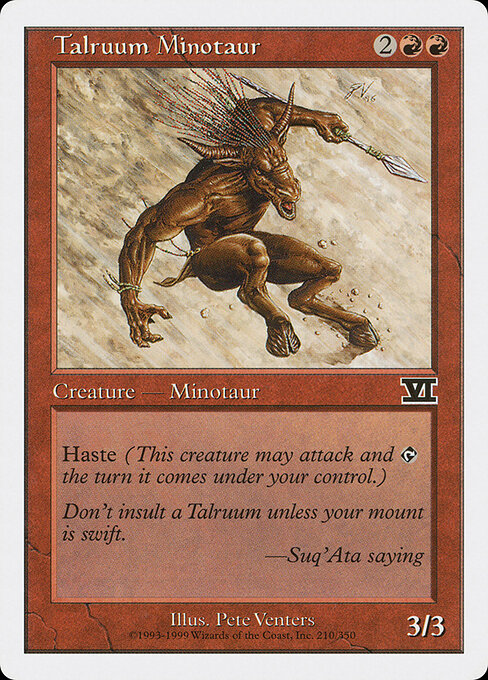 Talruum Minotaur 210