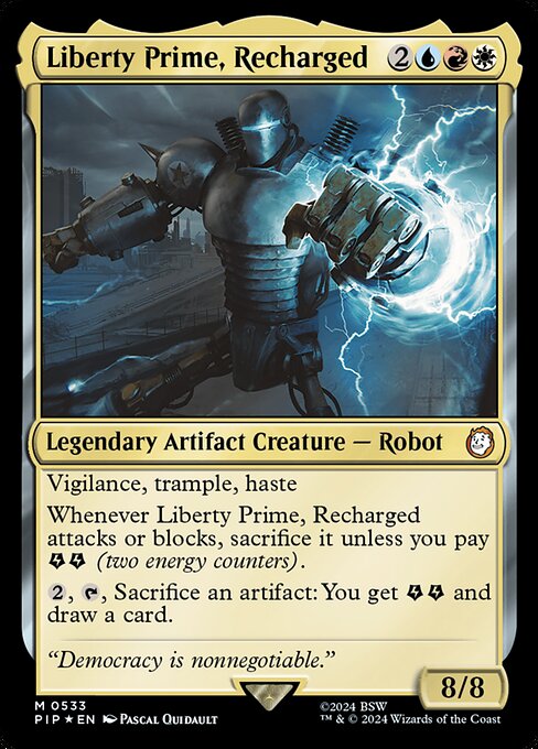Liberty Prime, Recharged 533
