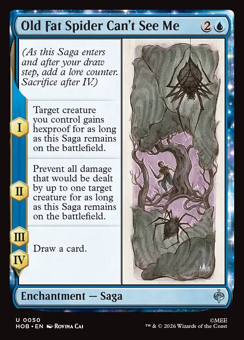Old Fat Spider Can't See Me 50
