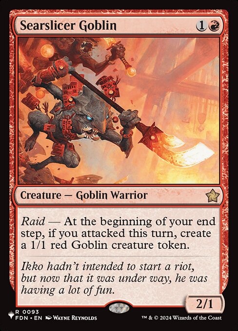 Searslicer Goblin FDN-93