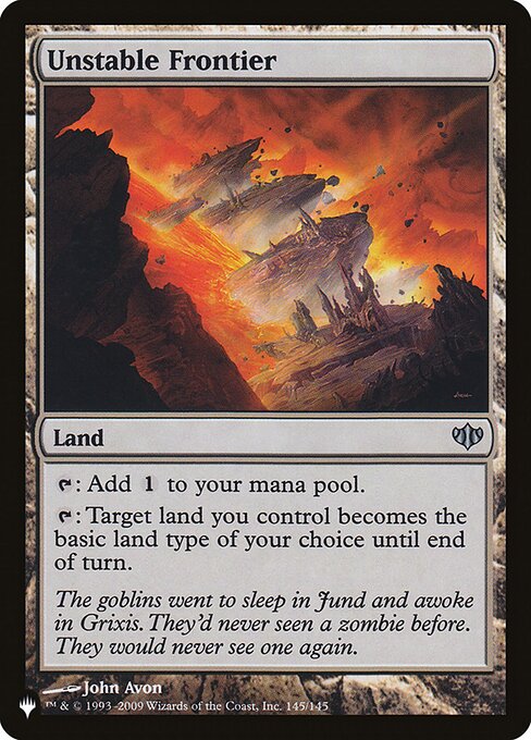 Unstable Frontier CON-145
