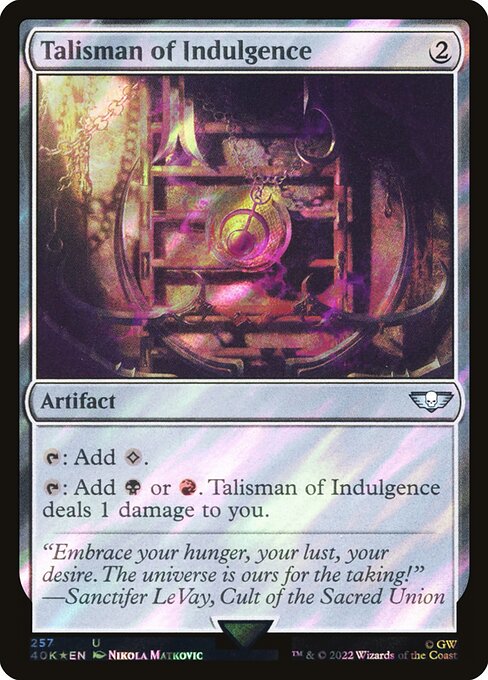 Talisman of Indulgence 257★