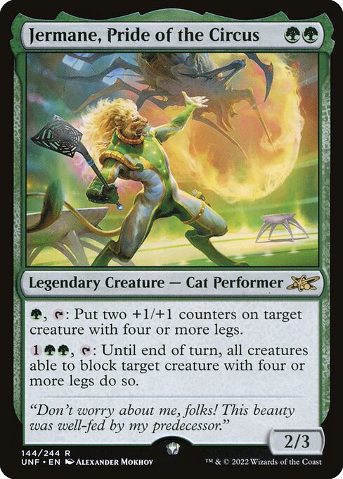 Jermane, Pride of the Circus 144