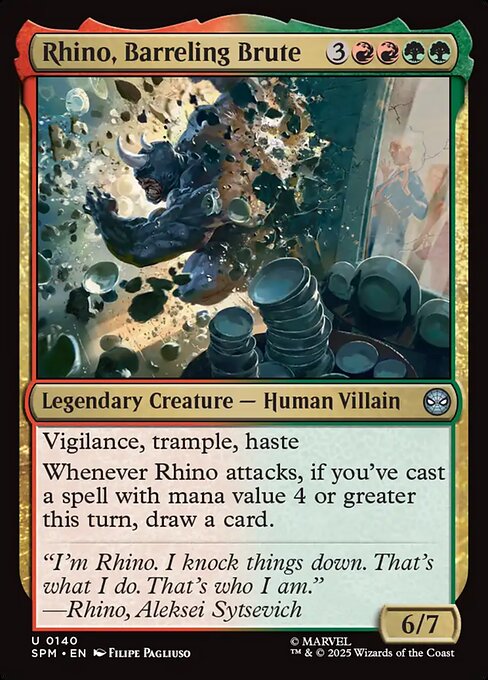 Rhino, Barreling Brute 140