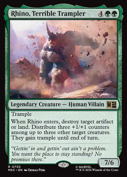 Rhino, Terrible Trampler 730