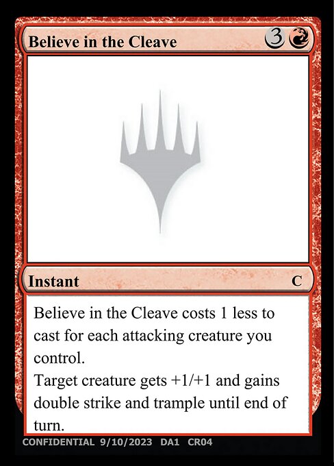 Believe in the Cleave CR04b