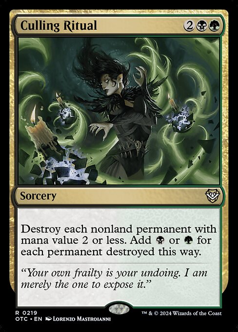 Culling Ritual 219