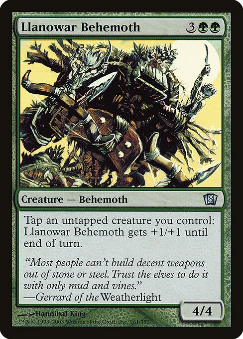 Llanowar Behemoth 261★