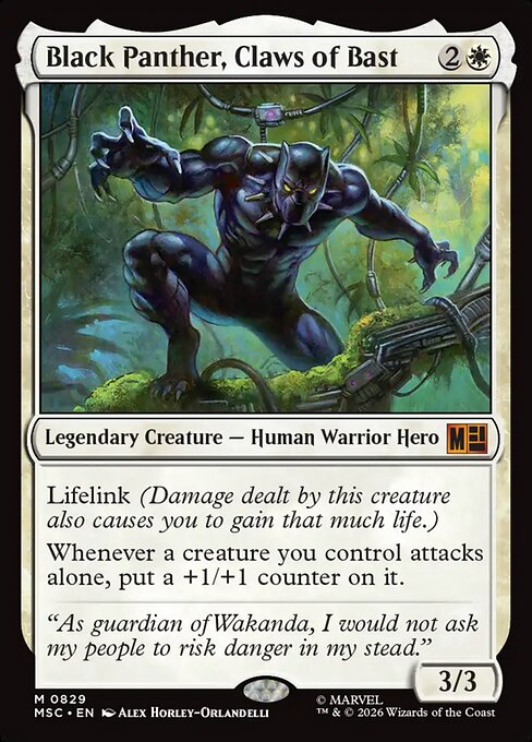 Black Panther, Claws of Bast 829
