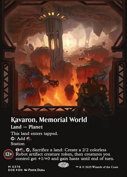 Kavaron, Memorial World 376