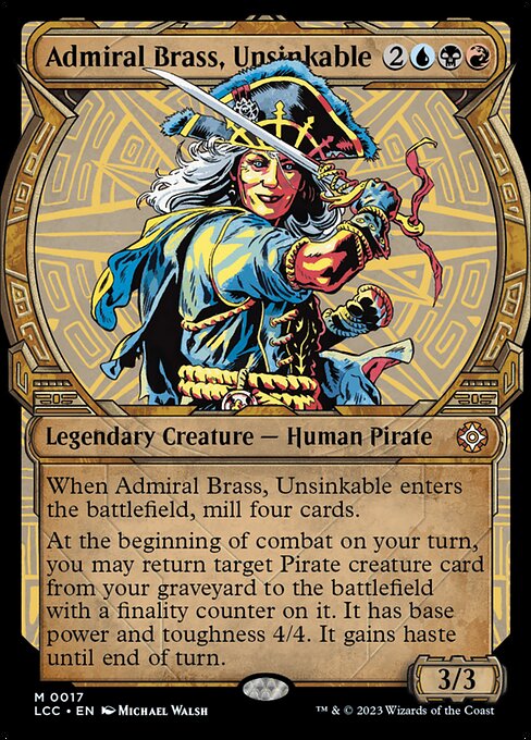 Admiral Brass, Unsinkable 17