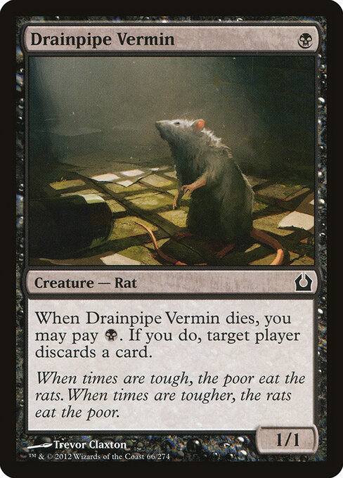 Drainpipe Vermin 66