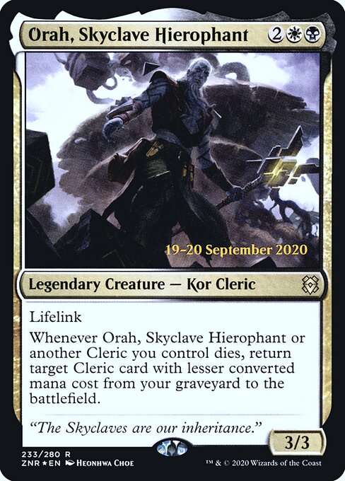 Orah, Skyclave Hierophant 233s