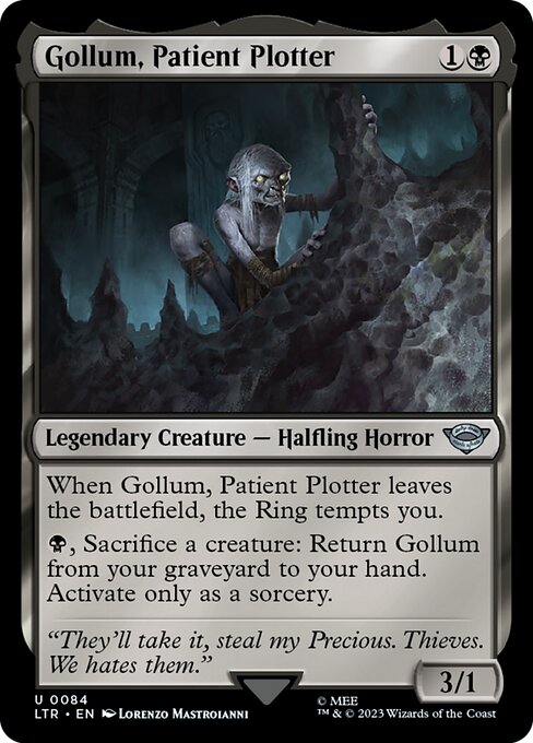 Gollum, Patient Plotter 84