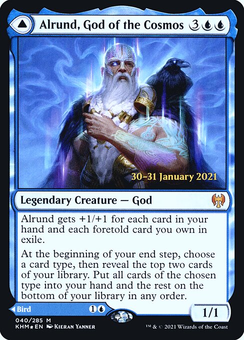 Alrund, God of the Cosmos // Hakka, Whispering Raven 40s
