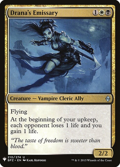 Drana's Emissary BFZ-210