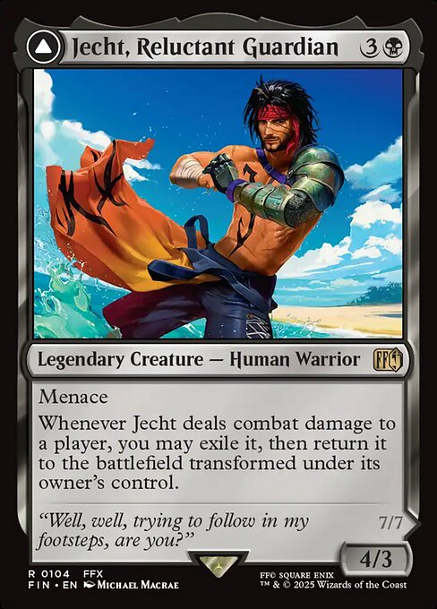 Jecht, Reluctant Guardian // Braska's Final Aeon 104
