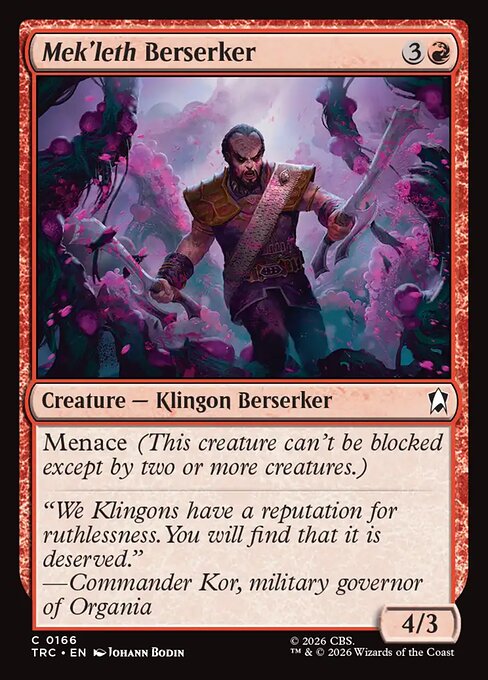 Mek'leth Berserker 166