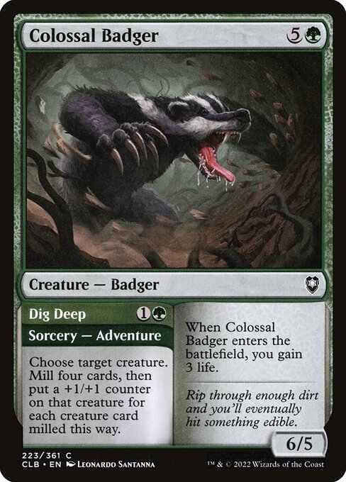 Colossal Badger // Dig Deep 223