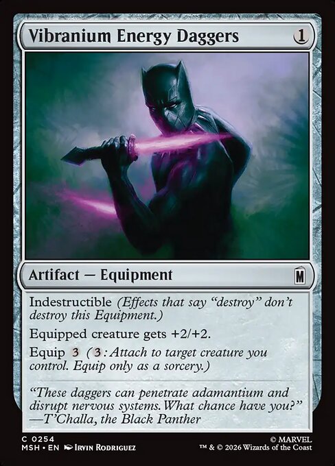 Vibranium Energy Daggers 254