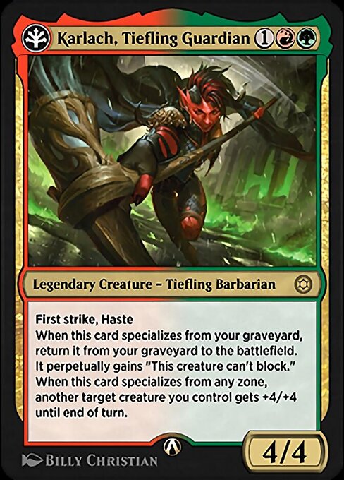 Karlach, Tiefling Guardian 14g