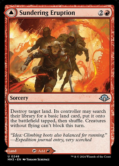 Sundering Eruption // Volcanic Fissure 248